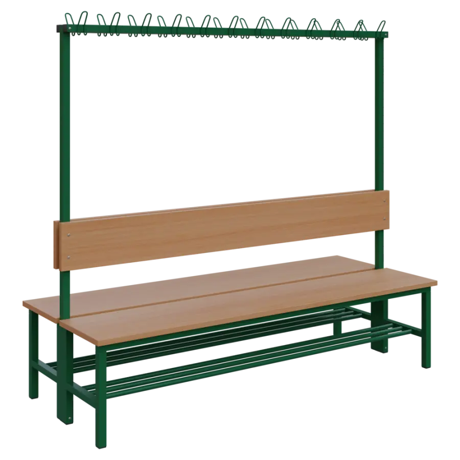 SVO - 200 stěna oboustranná věšáková RAL 6029 - zelená